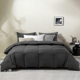 Luxury Medium Warmth Feather Down Comforter Twin Size