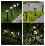 10 Pack Solar Lights Outdoor Garden Pathway Solar Powered Yard Lights for Walkway