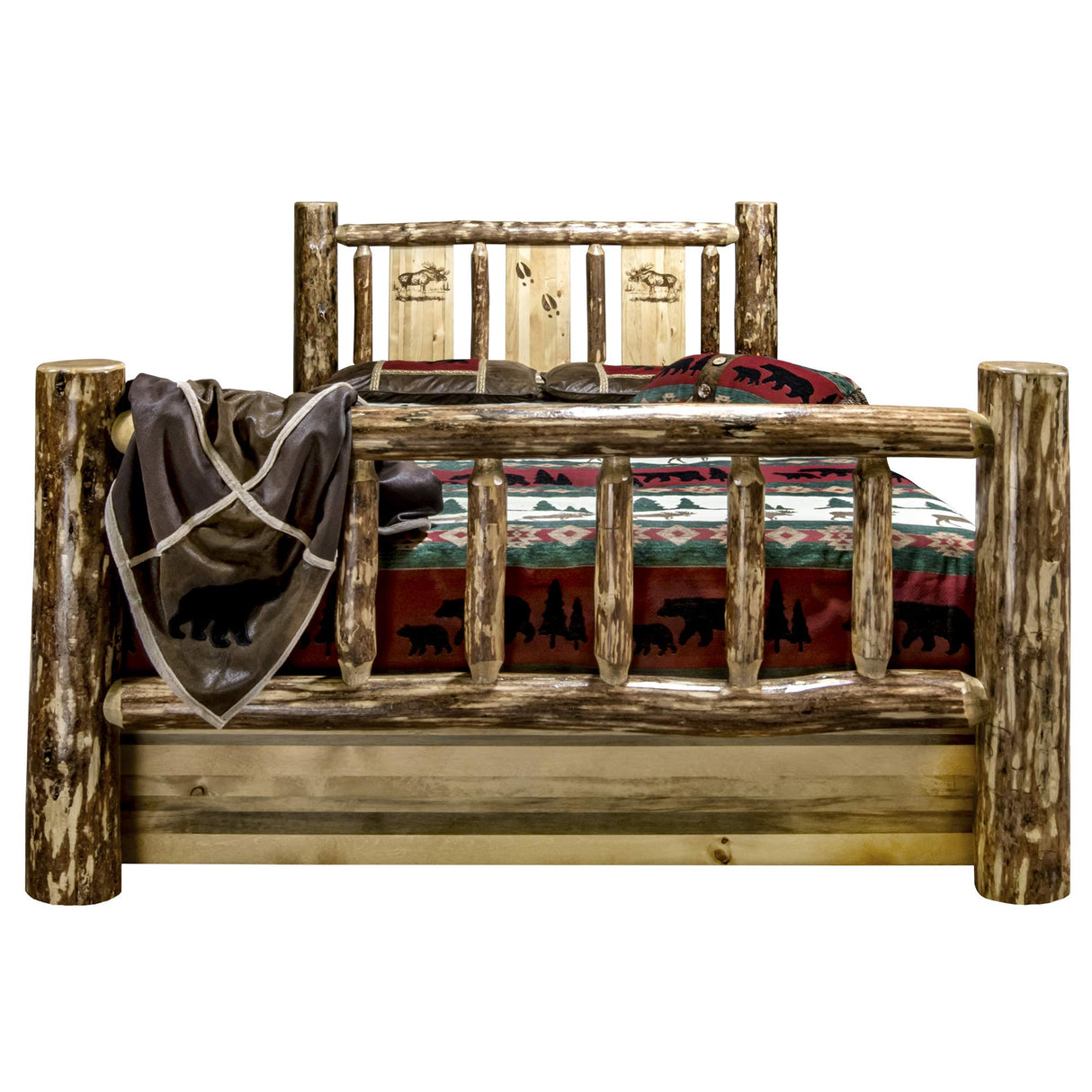 Glacier Country Collection Full Bed Daybed, Stain & Clear Lacquer Finish