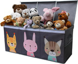 Toy Storage Organizer with Lid - Sturdy, Collapsible Toy Chest Storage Box Design - Toys