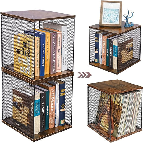 2 Cube Organizer Book Shelfs DIY Variable Stackable Cube Storage Organizer for Kid Bedroom、