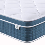 Twin Mattress 10 Inch, Hybrid Twin Size Mattress in a Box, Twin Bed Mattress with Individual Pocket Springs and Pressure