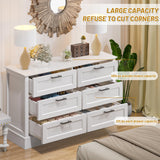 Dresser for Bedroom with 6 Drawer Dresser, Dresser & Chest of Drawers, Bedroom