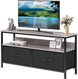 Dresser TV Stand, Entertainment Center with Storage, 55 Inch TV Stand for Bedroom