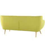 Remark Mid-Century Modern Sofa With Upholstered Fabric In Wheatgrass