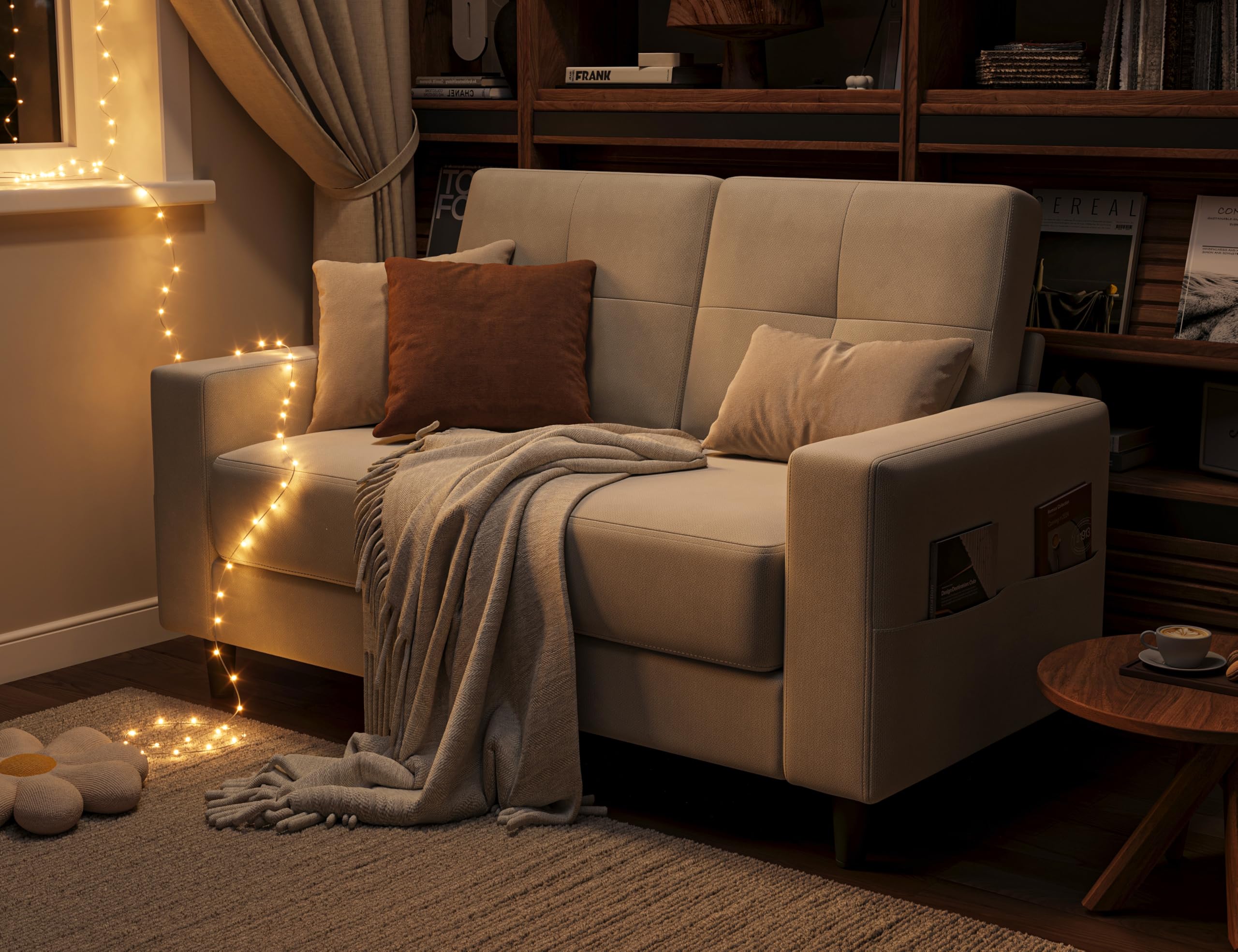 Loveseat Sofa 53" Small Couches for Small Spaces