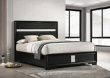 Miranda Contemporary Fabric Upholstered California King Size Panel Bed Frame