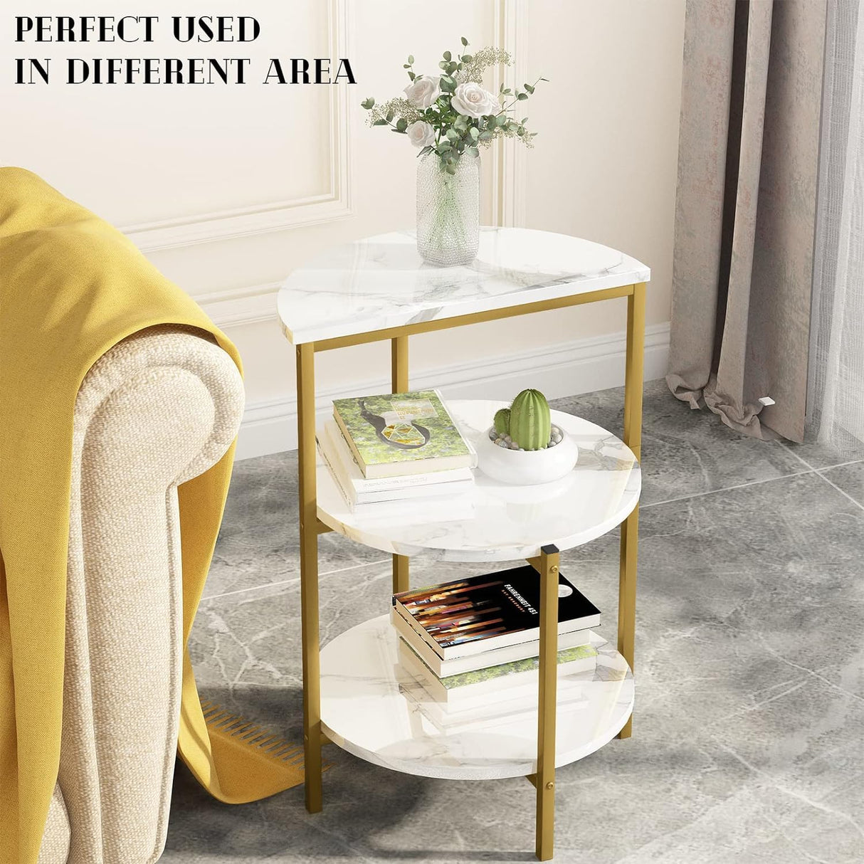 3 Pieces Modern Coffee Set, with Console Table