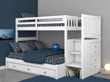 Furniture Classics 0217TFK3-22 bunk Bed, Casual White