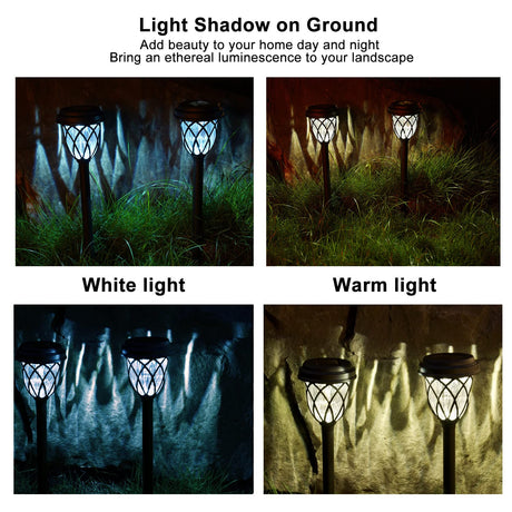 10 Pack Solar Lights Outdoor Garden Pathway Solar Powered Yard Lights for Walkway