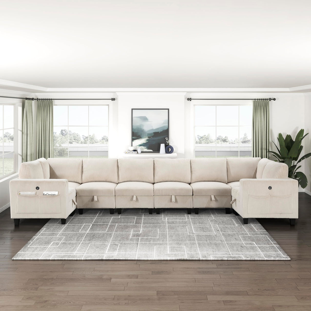 Modular Sectional Sofa for Living Room