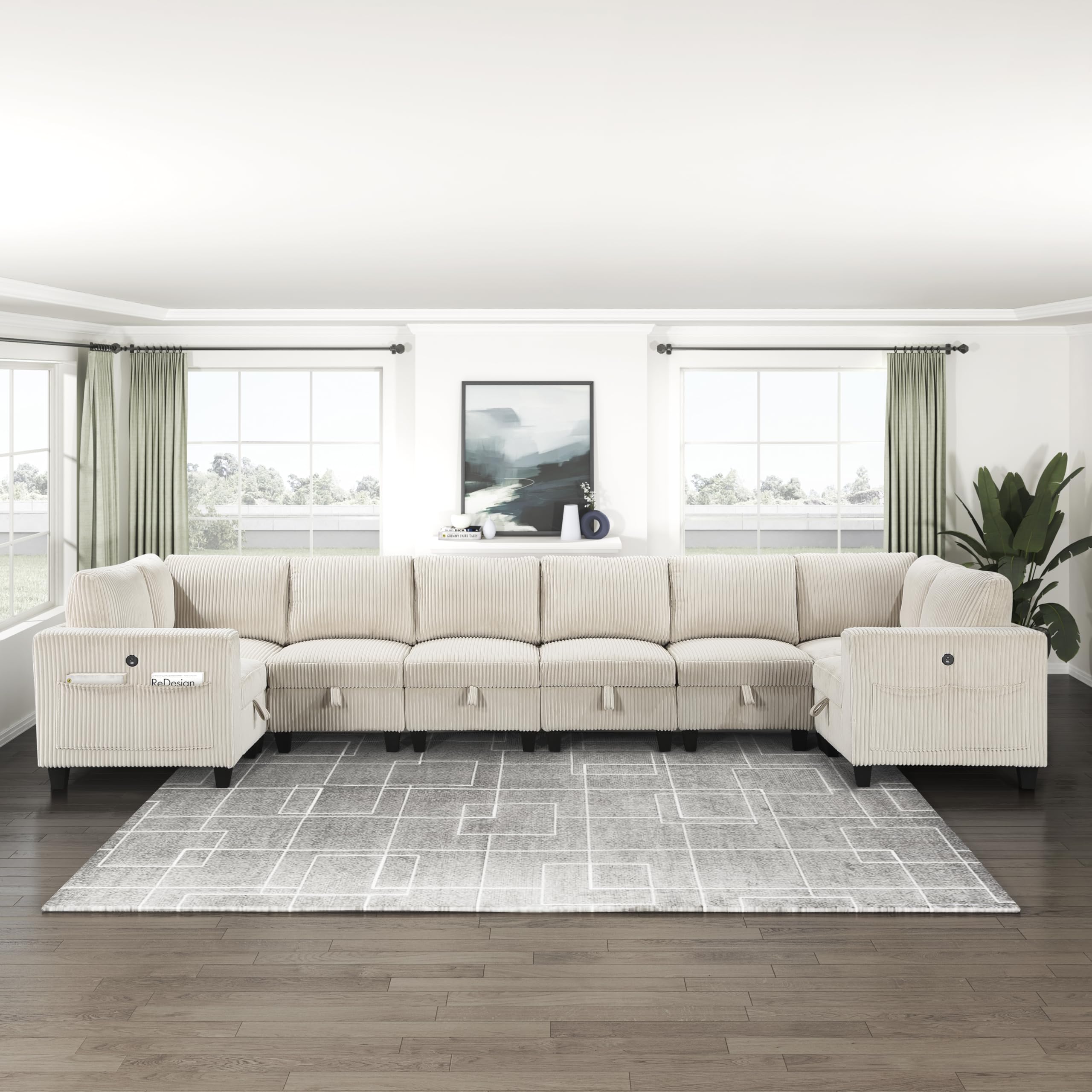 Modular Sectional Sofa for Living Room