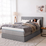 King Mattress 14 Inch, Charcoal Gel Memory Foam Mattress Bed in a Box