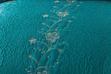 3 Piece Lightweight Bedspread Quilt Set Microfiber Quilt Embroidered Bedspreads Bed Coverlet Set, Lapaz (Teal, Queen)