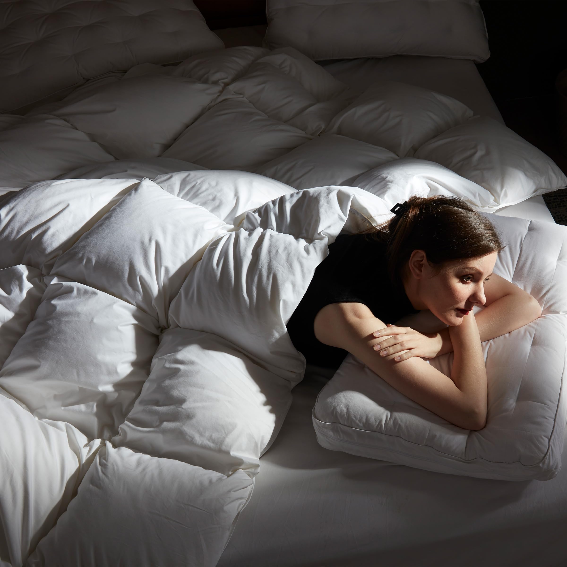 Goose Down Comforter King Size - All Season Duvet Insert