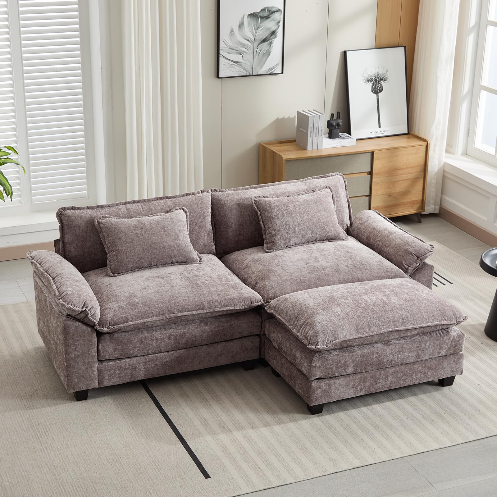 Sectional Sofa Comfy Cloud Couch for Living Room