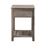 Farmhouse Square Side Accent Table Set-Living-Room Storage End Table