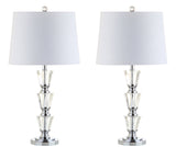 JYL2044A-SET2 Set of 2 Table Lamps Layla 27" Crystal LED Table Lamp