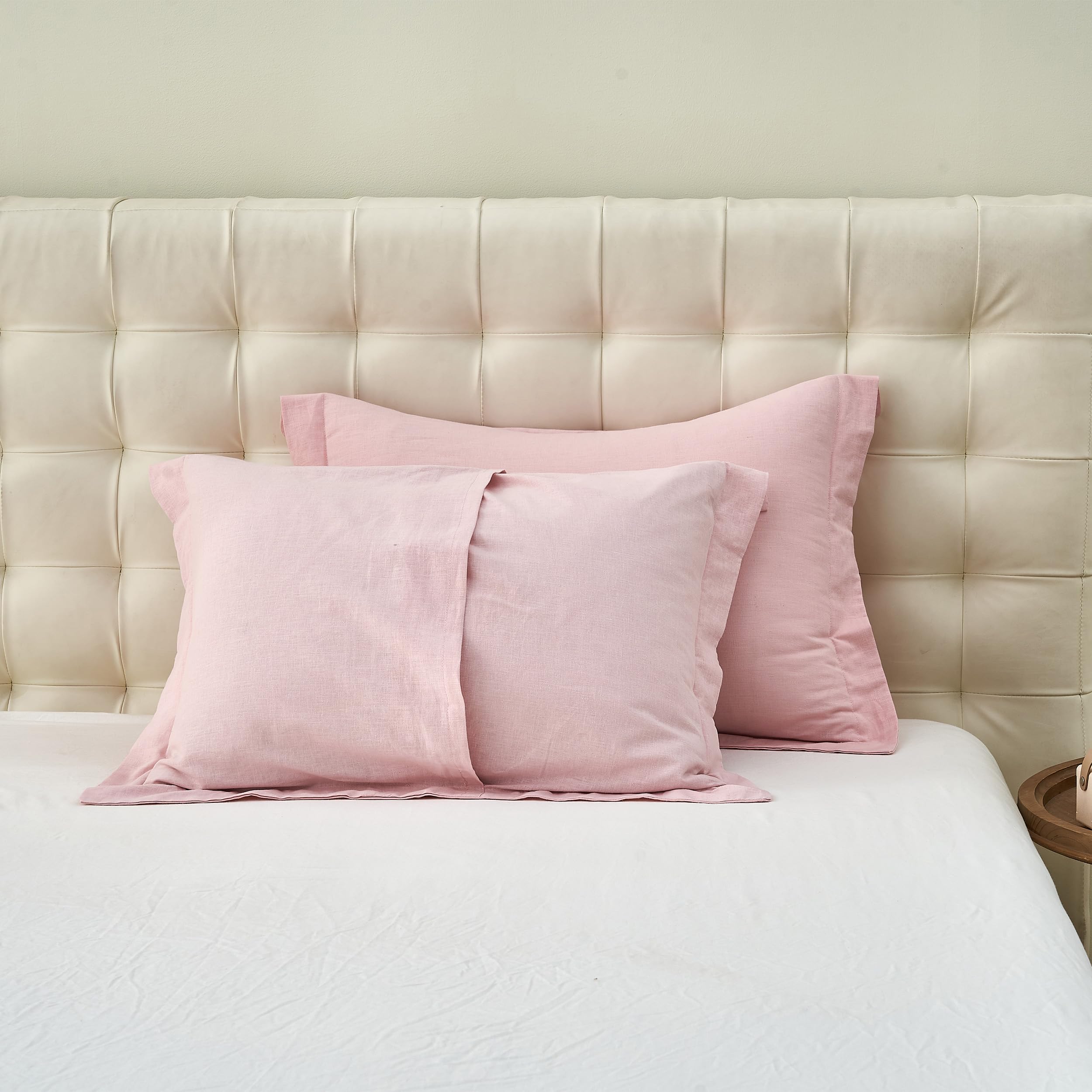 French Linen Duvet Cover Set  (1 Comforter Cover,1 Pillowcase)