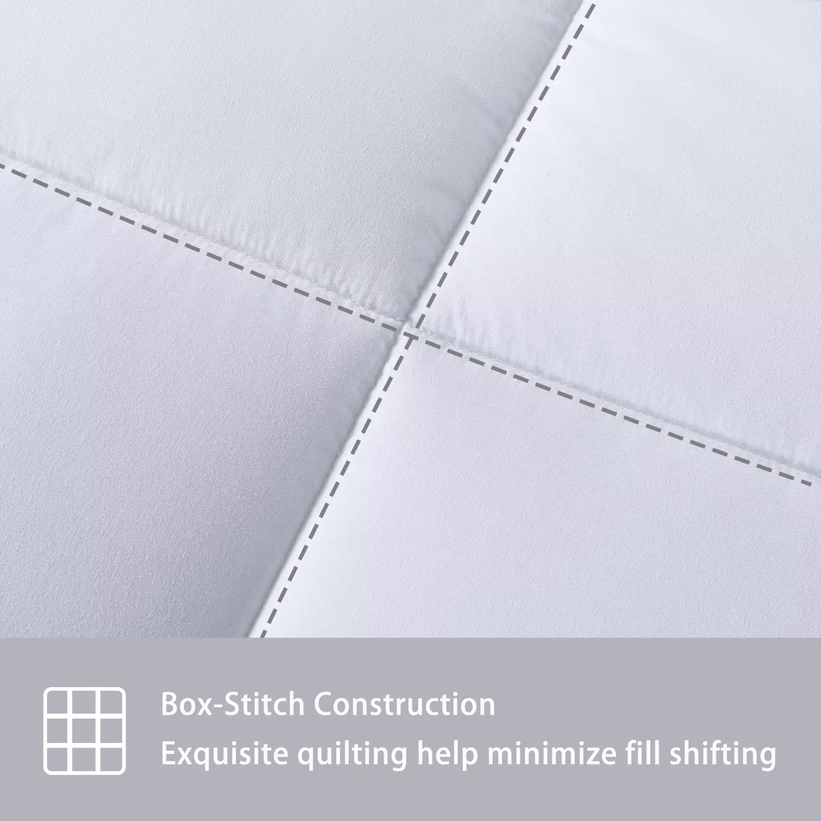 Comforters Queen Size, Duvet Insert, White All Season Duvet, Lightweight Quilt, Down