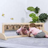 Single-Sided Bi-Directional Mirror, Kids Furniture, Natural