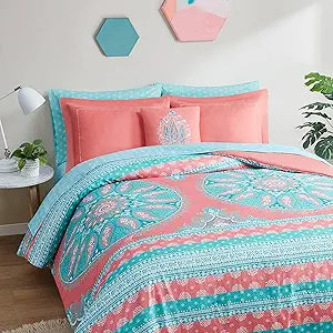 Bed in a Bag Twin XL, Boho Medallion Comforter Sets for College