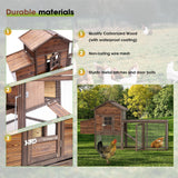 Outdoor Large Chicken Coop for Chickens, Wooden Hen house, Chicken Cage