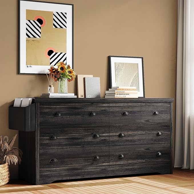 Dresser 8 Drawer with Charging Station