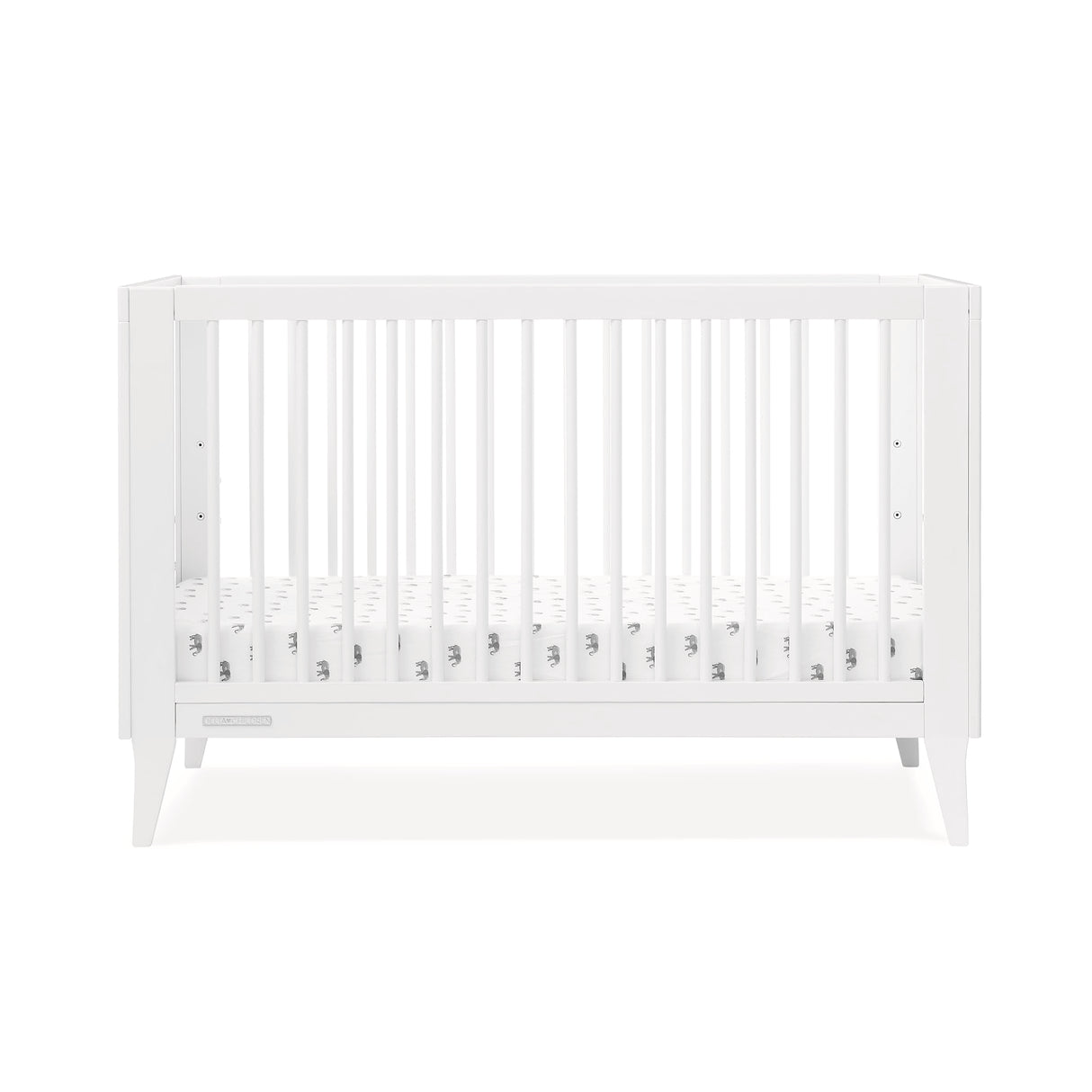 Ollie 4-in-1 Convertible Crib - Greenguard Gold Certified, Bianca White