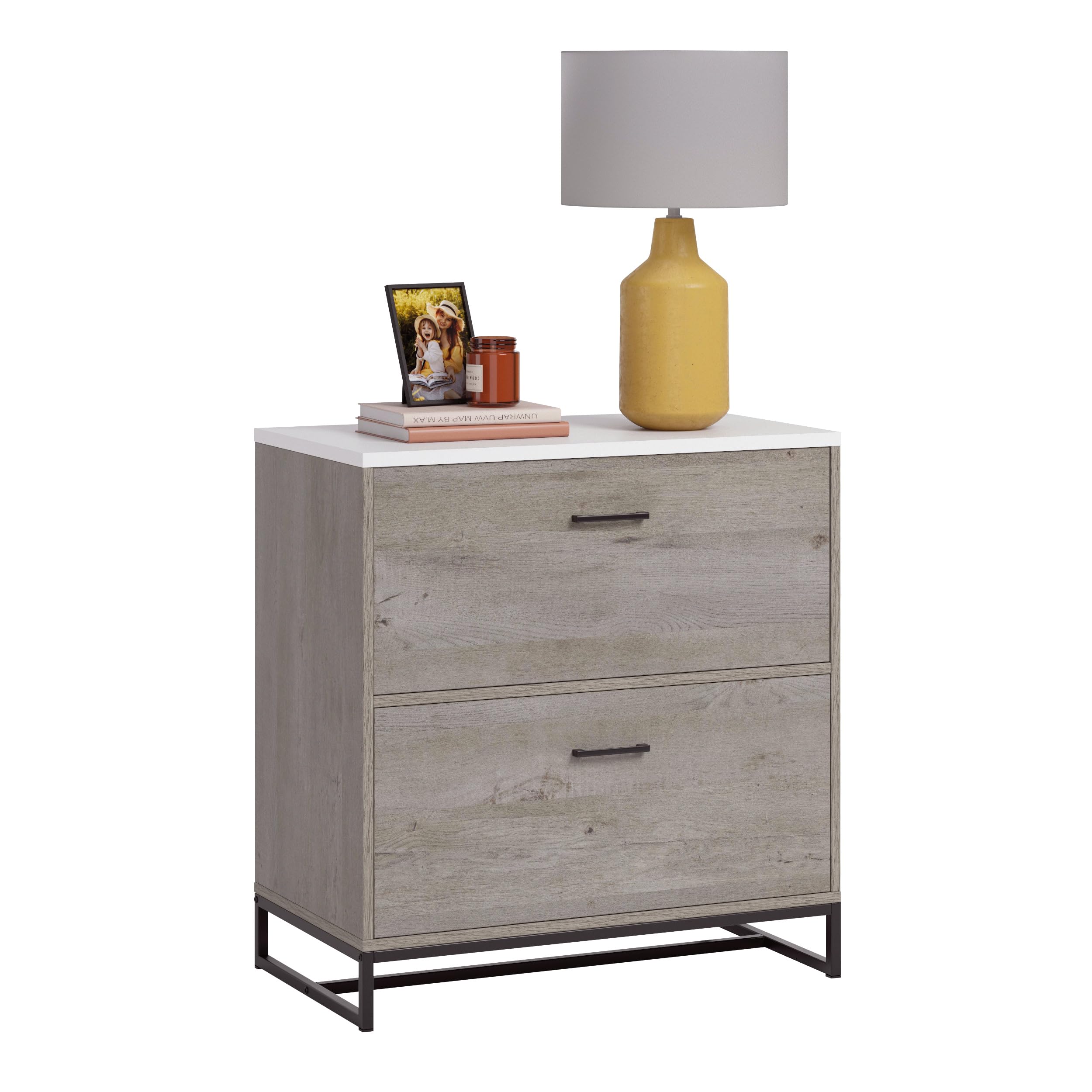 Tremont Row 2-Drawer Lateral File Cabinet, Mystic Oak Finish