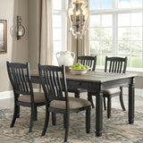 Tyler Creek Farmhouse Dining Table with Storage Drawers