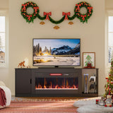 70-Inch Fireplace TV Stand with Storage