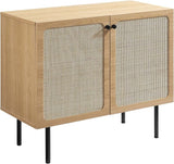 6200-BLK Chaucer Accent Cabinet, Black