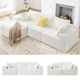 108" Modular Sectional Sofa, Modern L Shaped Cloud Couch
