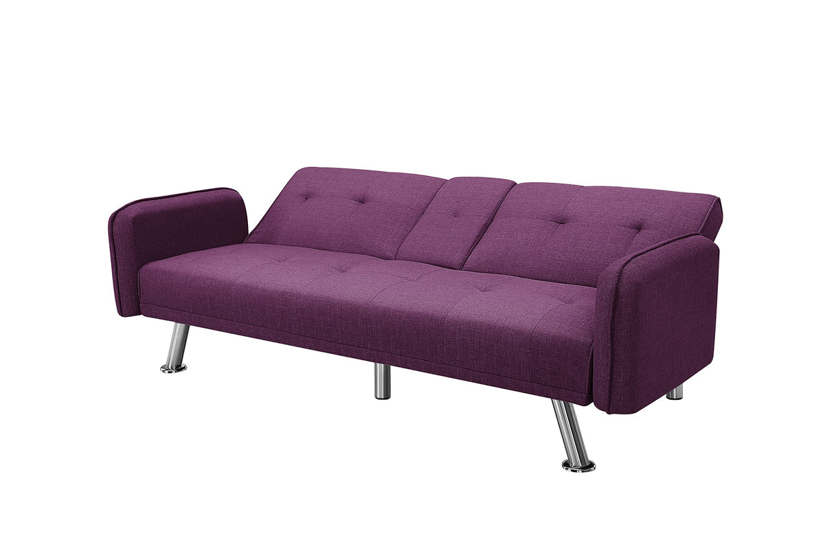 Sofa Sleeper Couch Futon Couch Bed with 2 Cup Holders