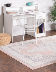 Rugs.com Parker Collection Rug – 10' X 14' Rose Medium Rug Perfect for Living Rooms, Large Dining Rooms, Open Floorplans