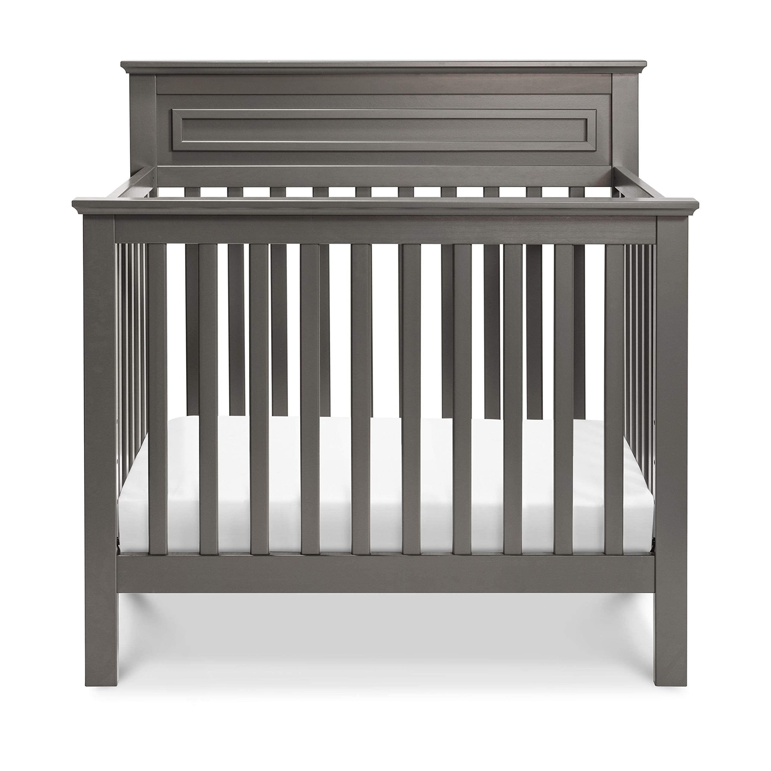 Autumn 4-in-1 Convertible Mini Crib in Slate, Greenguard Gold Certified