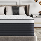 Full Mattress - Medium Firm Feel, Zoned Pressure Relief, Breathable, Certified Safe Foams & Fabric