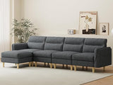 Convertible Modular Sectional Sofa Couch 5 Seats Modular Sofa