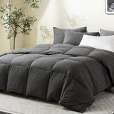 Luxury Medium Warmth Feather Down Comforter Twin Size