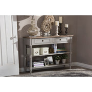 EDD9VM/M-B-W1 Console Table, White Wash