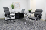 CaressoftPlus Executive Chair, Traditional, Metal Chrome Finish