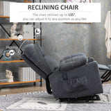 Electric Power Lift Chair Recliners for Elderly, Oversized Living Room Recliner Chair