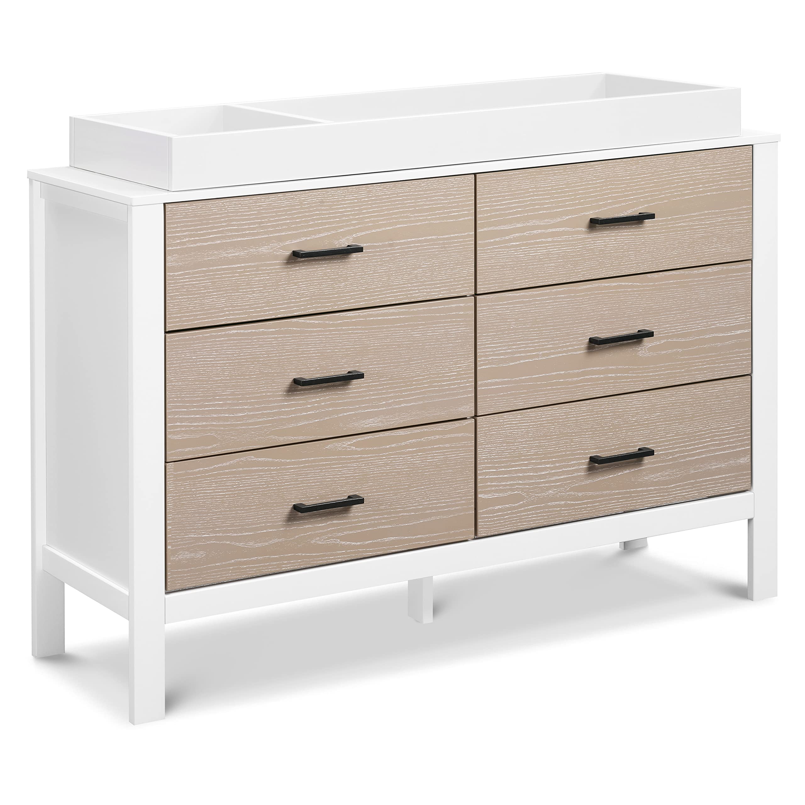 Carter's by DaVinci Radley 6-Drawer Dresser in White & Coastwood