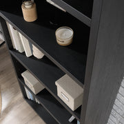 Miscellaneous Storage 5-Shelf Display Bookcase, Raven Oak Finish