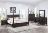 Emberlyn 5-Piece Eastern King Poster Bedroom Set Brown