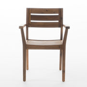 Stamford Outdoor Acacia Wood Dining Chairs, 2-Pcs Set, Teak Finish