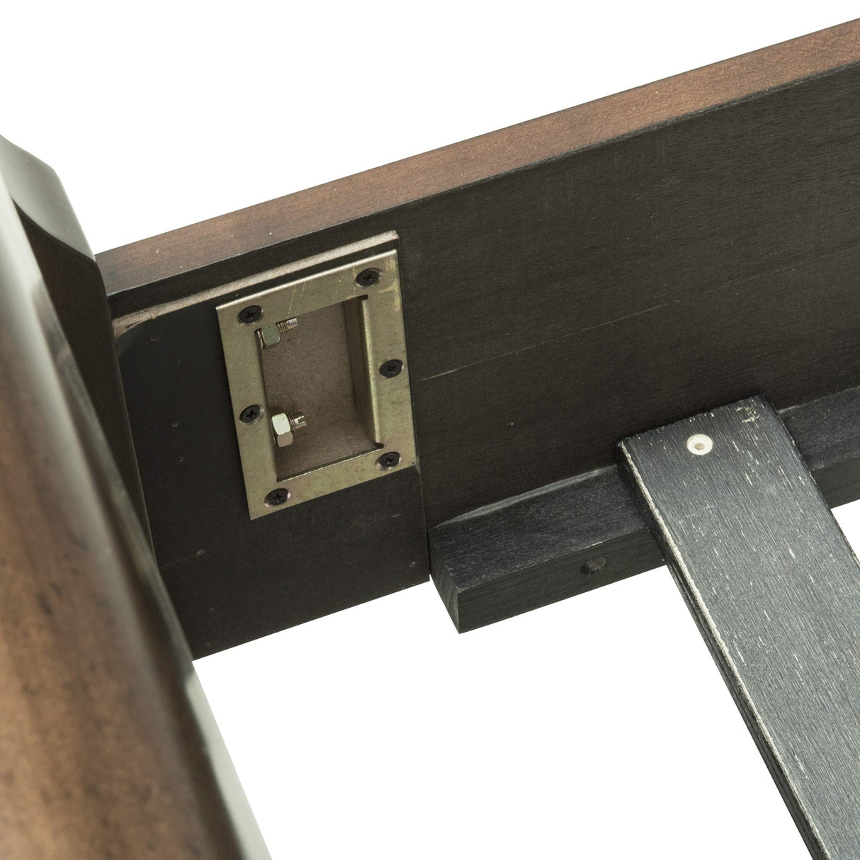 Rustic Cherry Queen Sleigh Bed - Classic Louis Philippe Style