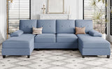 Sectional Couches for Living Room, U Shaped Sofa Couch with Double Chaise