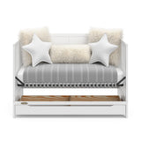 Melrose 5-in-1 Convertible Crib with Drawer (White)